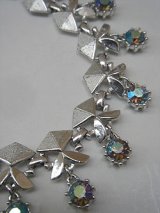 aurora rhine stone necklace