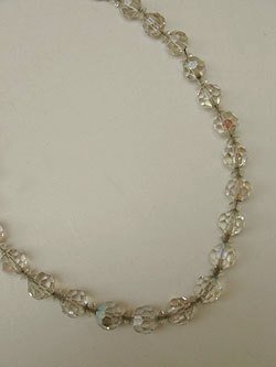 画像1: clear beads necklace