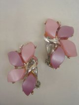 pink & purple earring