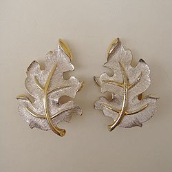 画像1: "Judy Lee" leaf earring