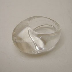 画像1: clear plastic ring