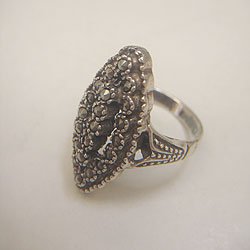 画像1: victorian style silver ring