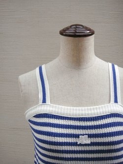 画像1: "Courreges" knit top