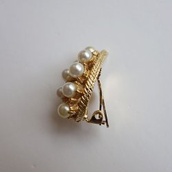 画像3: pearl & gold teardrop earring