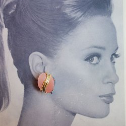 画像4: pink and gold earring