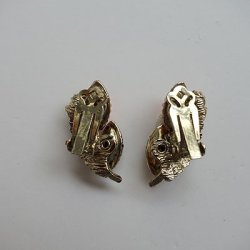 画像5: rhinestone leaf earring