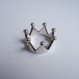 crown silver ring