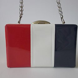 画像1: 1960's tricolore shoulder bag