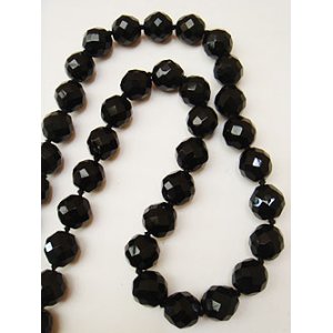 画像: "MIRIAM HASKELL" black necklace