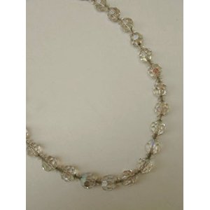 画像: clear beads necklace