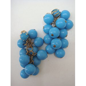 画像: turquoise beads earring