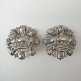 画像: silver crown design earring