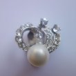 画像2: pearl & rhinestone earring