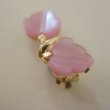 画像5: 1950's pink leaf earring