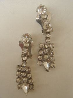 画像1: rhinestone earring