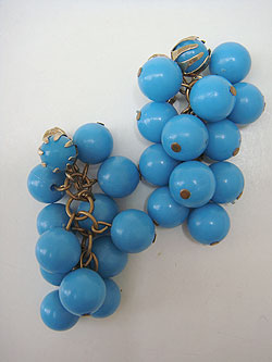 画像1: turquoise beads earring