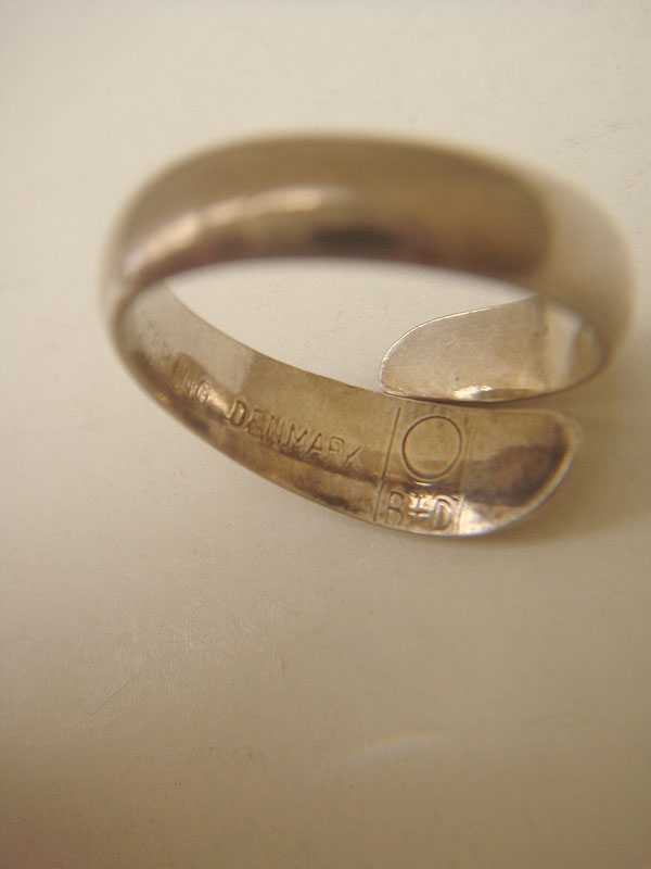 画像: "DENMARK" vintage silver ring