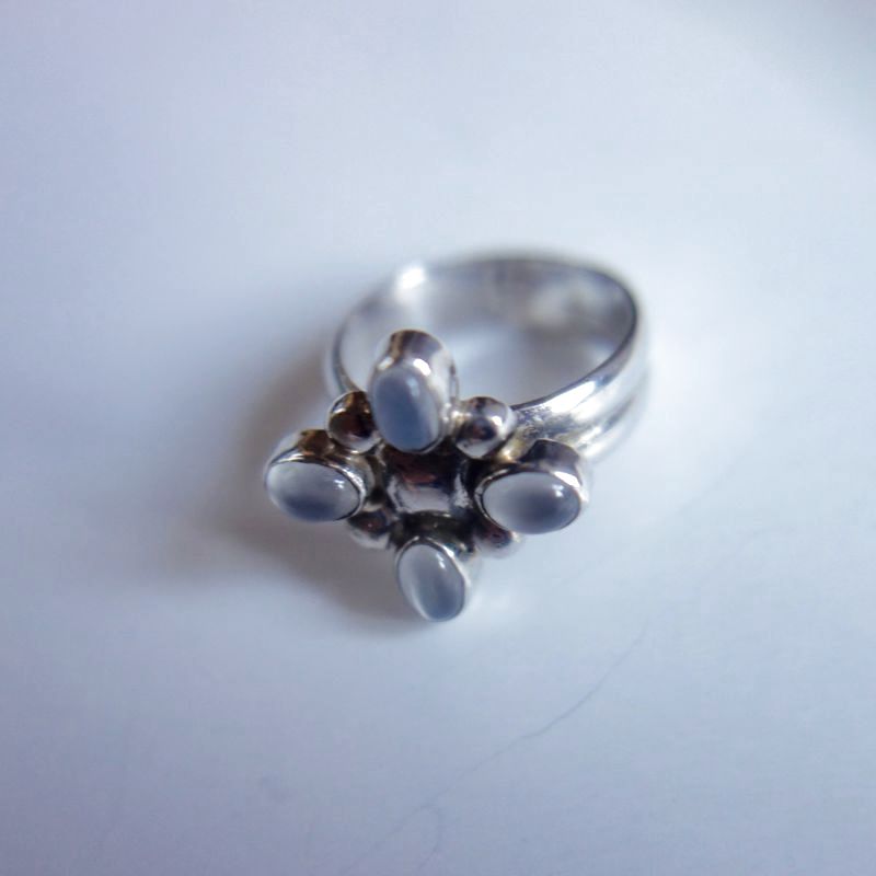 画像1: moonstone silver ring