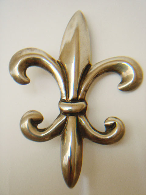 画像: fleur-de-lis silver brooch