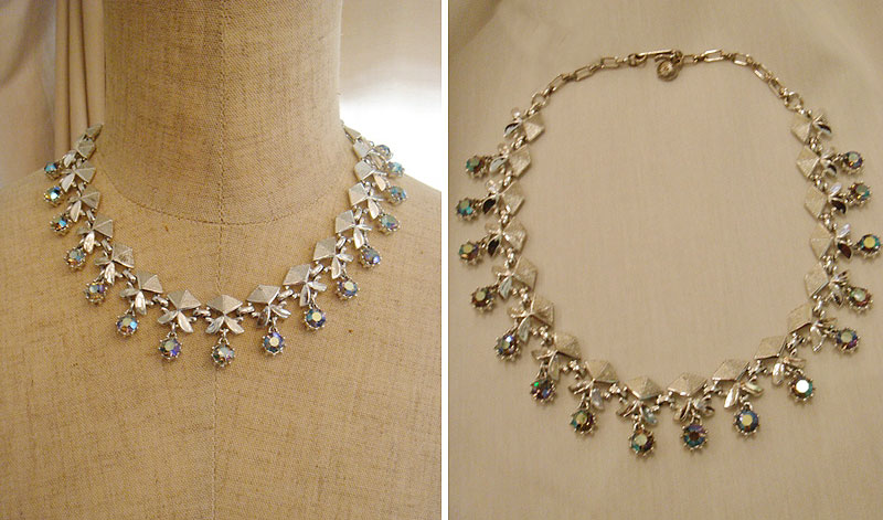 画像: aurora rhine stone necklace